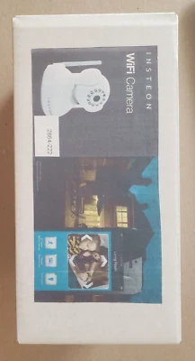 Cámara Insteon WiFi blanca con inclinación panorámica/dispositivo de visión nocturna 2864222 usada SCE 55-1F Foto 1 de 4