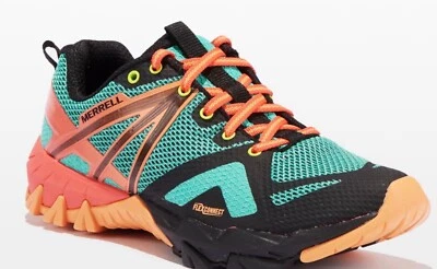 Womens Merrell gore-tex flex connect hikers teal/black/orange size 8 US - Image 1 of 4