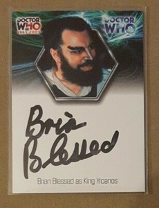 Doctor Who 40th Anniversary 1963-2003 Strictly Autograph Card B1 Brian Blessed