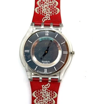 NUEVO Reloj Swatch Skin FLAGRANT SFK125P en 2003 Colección de Lujo + Estuche y Papeles Foto 1 de 4