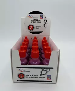 #2 pH TEST SOLUTION, REAGENTS - 1OZ - 12 PACK (POOLSTYLE / POOLMASTER - 22412) - Picture 1 of 4