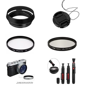 Anillo adaptador de cámara SA15B LH-X100 tapa de lente filtro UV CPL para Fujifilm X100 - Imagen 1 de 6