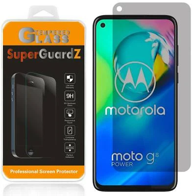 Privacy Anti-Spy Tempered Glass Screen Protector For Motorola Moto G Stylus 2020 Foto 1 de 4