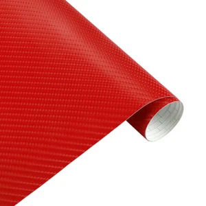 4D Kohlefaser Auto Vinyl Wrap Aufkleber Folie Auto Car Wrapping Luftfrei UK - Bild 1 von 24