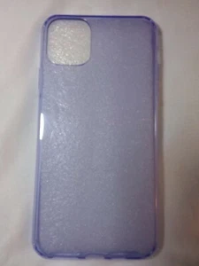 Custodia protettiva ultra sottile iPhone 12 Pro Max 6.7 trasparente/viola/lavanda - Foto 1 di 2