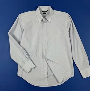Andrea Borsani camicia uomo usato 41 42 L doppio ritorno elegante a righe T6417 - Foto 1 di 12