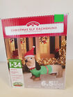 Christmas Elf Dachshund 6.5 FT wide Airblown Inflatable HOLIDAY TIME
