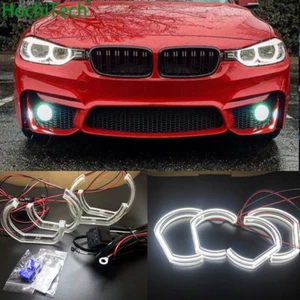 LED Angel Eyes DRL Crystal Acrylic DTM car styling For BMW 3 Series F30 F31 F34 - Picture 1 of 12