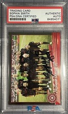 PSA DNA AUTO SOPHIA SMITH 2021 Parkside NWSL Premier Edition Thorns  #271