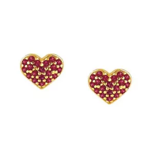 Orecchini Donna NOMINATION GIOIE 146222/017 Argento 925% Gold Cuori Swarovski - Foto 1 di 1