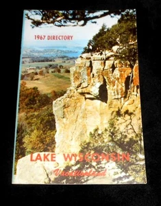 Directory Lake Wisconsin Vacationland 1967 - - Imagen 1 de 3