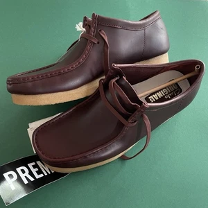 Clarks Originals Wallabee Deep Red Leather #26179192 Men’s Size 11 NIB - Picture 1 of 9
