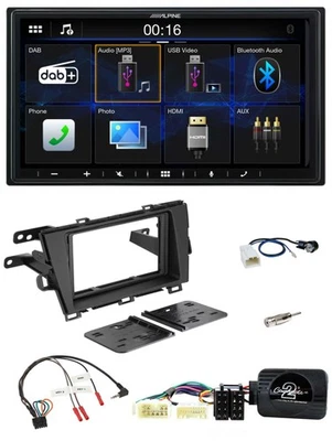 Alpine Bluetooth 2DIN Lenkrad DAB USB Autoradio für Toyota Prius 2009-2016 - Bild 1 von 4