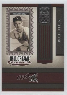 2005 Donruss Greats Hall of Fame Souvenirs Nellie Fox #HOFS-7 HOF - Image 1 of 2