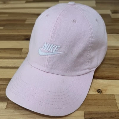 NIKE Heritage86 Rosa Gorra con Correa Bordada Logo Ajustable Papá Gorra Deportiva Foto 1 de 4
