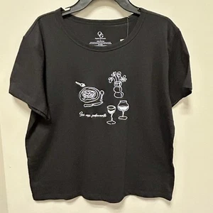 Organic Generation T-Shirt Gr. L schwarz 100% Baumwolle Neu mit Etikett - Bild 1 von 4