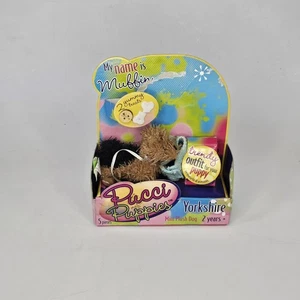 Battat Pucci Puppies Muffin Yorkshire Mini Plush w/ Outfit, Leash, Treat NEW - Picture 1 of 2