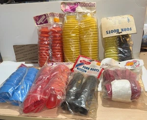 Vintage Daystar Rocky Motorcycle Dirt Bike MX Front Fork Boot Cover Lot - Picture 1 of 12