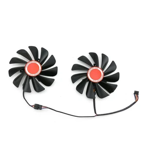 Graphics Card Cooling Fans Cooler Fans for XFX RX580 590 8G Black Wolf Edition - Picture 1 of 7