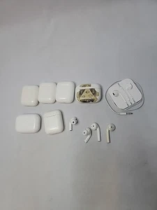 Lot Of Apple Air Pods And Cases Untested - Zdjęcie 1 z 10