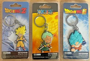 Lot Keychains Mangas – Goku Super Saiyan & Zoro SD (ABYstyle) - Imagen 1 de 4