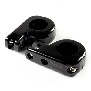 1.25" 32mm Footpegs Clamp Brackets For Kawasaki Vulcan 500 1500 1600 1700 2000 - Picture 1 of 8