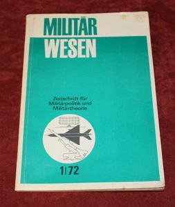 Militärwesen - Zeitschrift für Militärpolitik und Militärtheorie 01/1972 - Picture 1 of 17