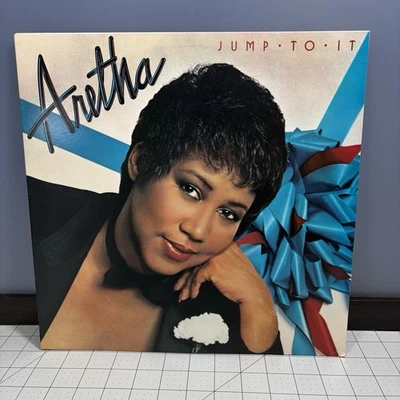 Vtg Aretha Franklin Jump To It Album Vinyl LP Arista Record Luther Vandross 1982 - Image 1 of 4