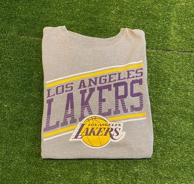 Los Angeles lakers shirt mens extra large gray Mitchell & Ness athletic cut 24 - Image 1 of 4