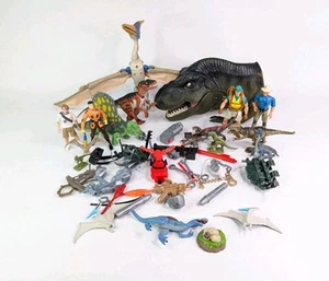 Enorme lotto di action figure e accessori JURASSIC PARK LOST World Toys T-Rex - Foto 1 di 14