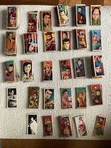 Vintage Japanese Menko Cards - 50+ Pieces - 1940s-50s Era - Actors & Sumo - Picture 1 of 1