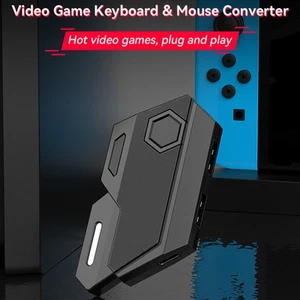 Keyboard Mouse Converter Set Programmable Wired Mechanical Keyboard Mouse Ad SPC - Afbeelding 1 van 12