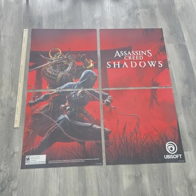 Assassins Creed Shadows Promo Display Poster 4 Pieces-(24x24) 48x48 - Image 1 of 2