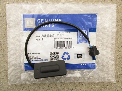 16-18 CADILLAC CT6 4D SEDÁN ABRIDOR DE TAPA DE MALETERO PUERTA LEVADIZA INTERRUPTOR DE LIBERACIÓN FABRICANTE DE EQUIPOS ORIGINALES NUEVO Foto 1 de 3