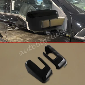 For Ford F-150 F150 2021-2023 Black Rearview Mirror Cover Trims Accessories - Picture 1 of 5