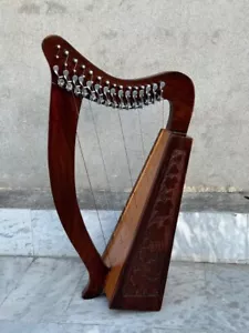 Arpa bebé 15 cuerdas, instrumentos musicales | Hecha a mano con madera de haya - Imagen 1 de 5