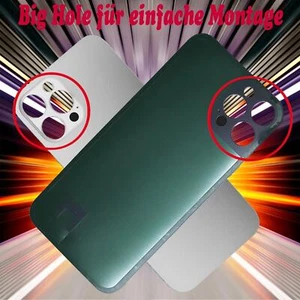 HX Big Hole Battery Cover For IPHONE 13 Pro Backcover Pebble Ruckoberschale Wei - Picture 1 of 1