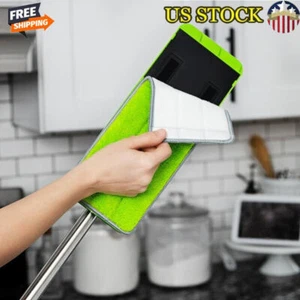 All-in-One Microfiber Mop System Washable Pads Dual Chamber Bucket Machine Wash - Picture 1 of 2