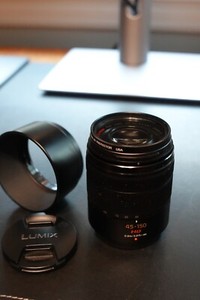 Panasonic 45-150mm F4.0-5.6 Lens w/ hood and caps - EX +++++