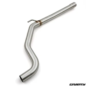 CAJA CENTRAL DE ESCAPE INOXIDABLE TUBO DE BORRAR PARA VAUXHALL CORSA D 1.6 T VXR 07-14 - Imagen 1 de 11