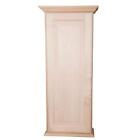 WG Wood Products Wood On the Wall Cabinet Atwater 4.25 x 17 x 19.5 Unfinished