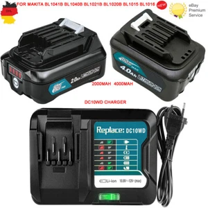BL1041B BL1021B For Makita Batería 12V BL1040B BL1020 B BL1016 DC10WD Cargador - Imagen 1 de 18