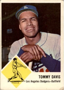 1963 Fleer #40 Tommy Davis Dodgers - Sehr guter Zustand - Bild 1 von 2