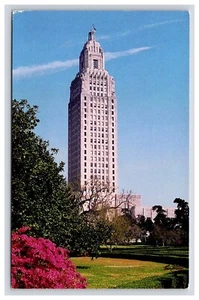 Postkarte: LA Louisiana State Capitol, Gardens, Baton Rouge, Louisiana - unbesendet - Bild 1 von 2