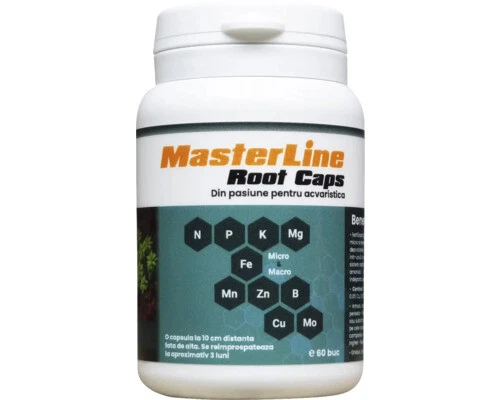 Aquariumpflanzendünger MasterLine Root Caps Wurzeldünger in Kapselform mit Stick