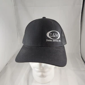L & W Diesel Service Inc new black hat adjustable back 112 Richardson - Picture 1 of 4