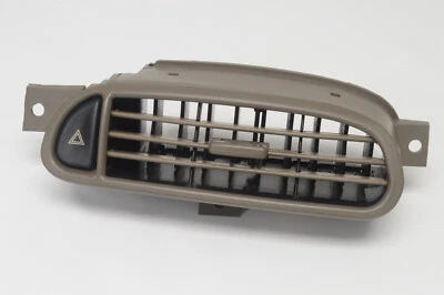 03-04 C5 Corvette A/C AC Vent Center w/ Hazard Switch Shale - Image 1 of 3