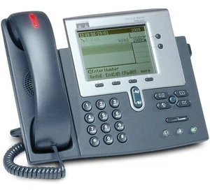 Cisco CP-7940G Ip-Phone GP7940 IP Telephone Silver Dark Sip Top Condition CIS2 - Picture 1 of 1