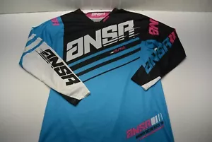 ANSR Practice Jersey Black And Blue Supercross Motocross Gear 1497 G4 - Picture 1 of 8