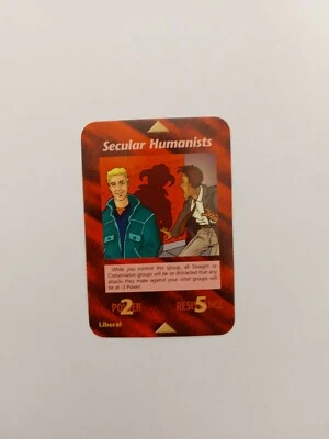 INWO Illuminati New World Order SECULAR HUMANISTS - 1995 Unlimited Edition Card - Bild 1 von 2